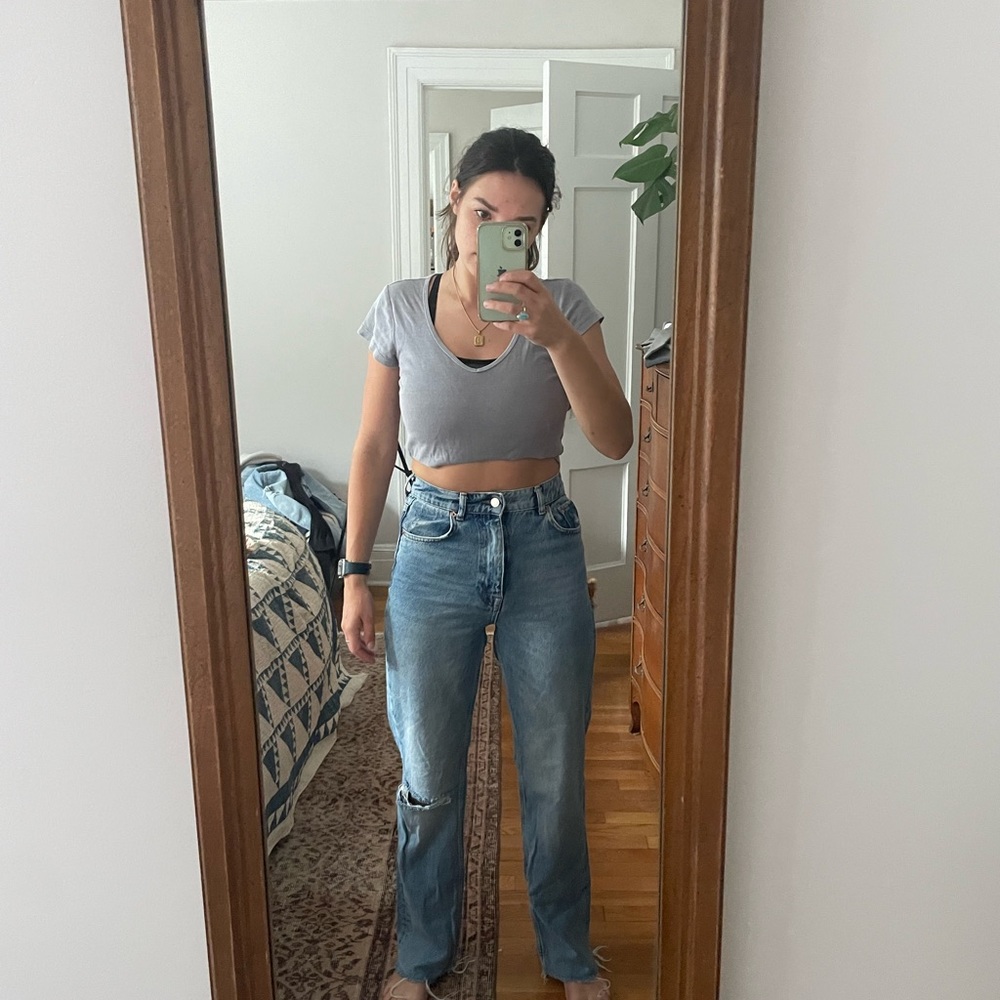 Zara wide leg jeans